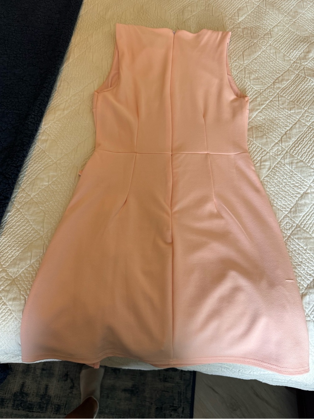 Club L London Pale Pink Sleeveless Midi Dress with Side Bows - Picture 7 of 12